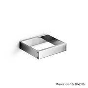 Supporto per accessori bagno in ottone cromato di Lineabeta serie Skuara da 100 mm by CeramicStore | Lo specialista del tuo bagno