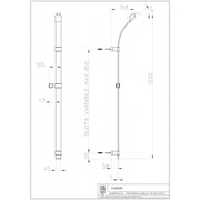Bossini set doccia saliscendi MIXA con doccia 3 getti by CeramicStore | Lo specialista del tuo bagno
