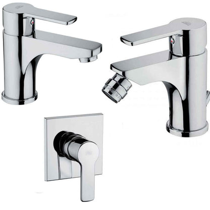 Paffoni Red miscelatore lavabo c/scarico, bidet c/scarico e doccia ottone cromo by CeramicStore | Lo specialista del tuo bagno