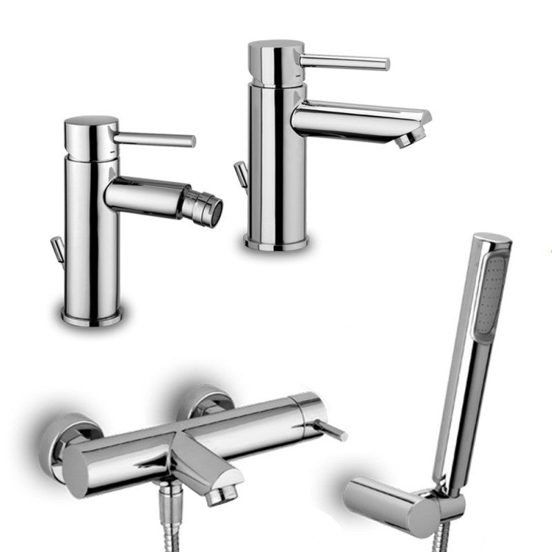 Paffoni Stick miscelatore lavabo c/scarico, bidet c/scarico e vasca by CeramicStore | Lo specialista del tuo bagno
