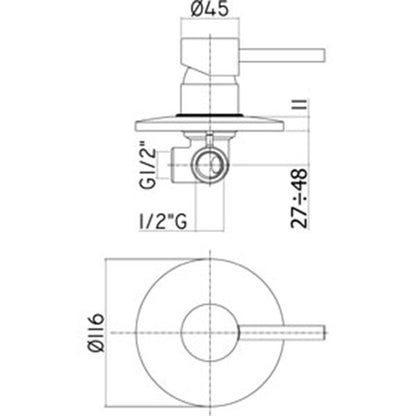 Paffoni Stick miscelatore lavabo c/scarico, bidet c/scarico e doccia by CeramicStore | Lo specialista del tuo bagno