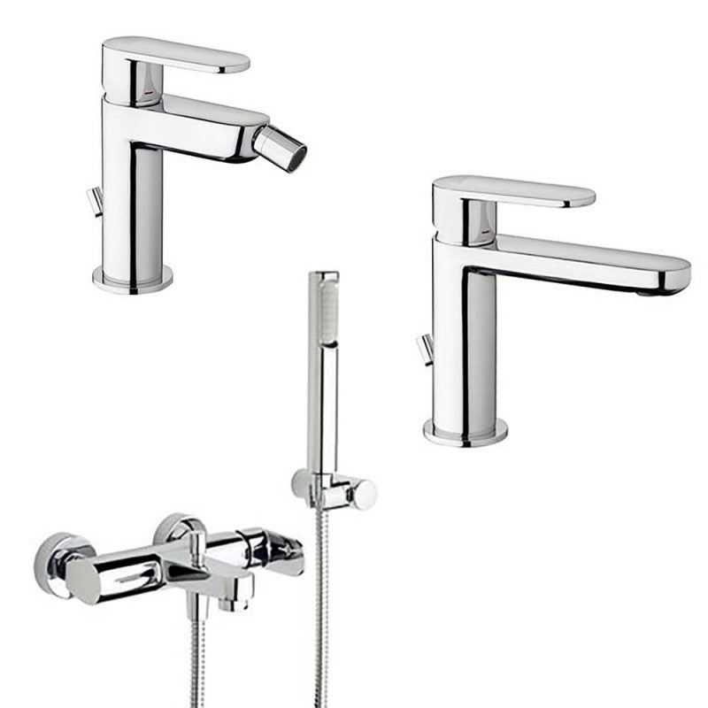 Paffoni Candy miscelatore lavabo c/scarico, bidet c/scarico e vasca by CeramicStore | Lo specialista del tuo bagno