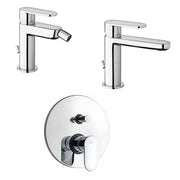 Paffoni Candy miscelatore lavabo c/scarico, bidet c/scarico e doccia con deviatore by CeramicStore | Lo specialista del tuo bagno
