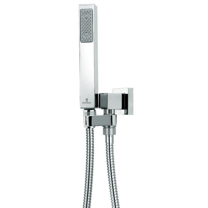 Bossini set doccia duplex modello CUBE completo di supporto e presa acqua by CeramicStore | Lo specialista del tuo bagno