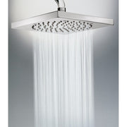 Bossini Soffione Cube 260x260 con braccio verticale H61715 by CeramicStore | Lo specialista del tuo bagno