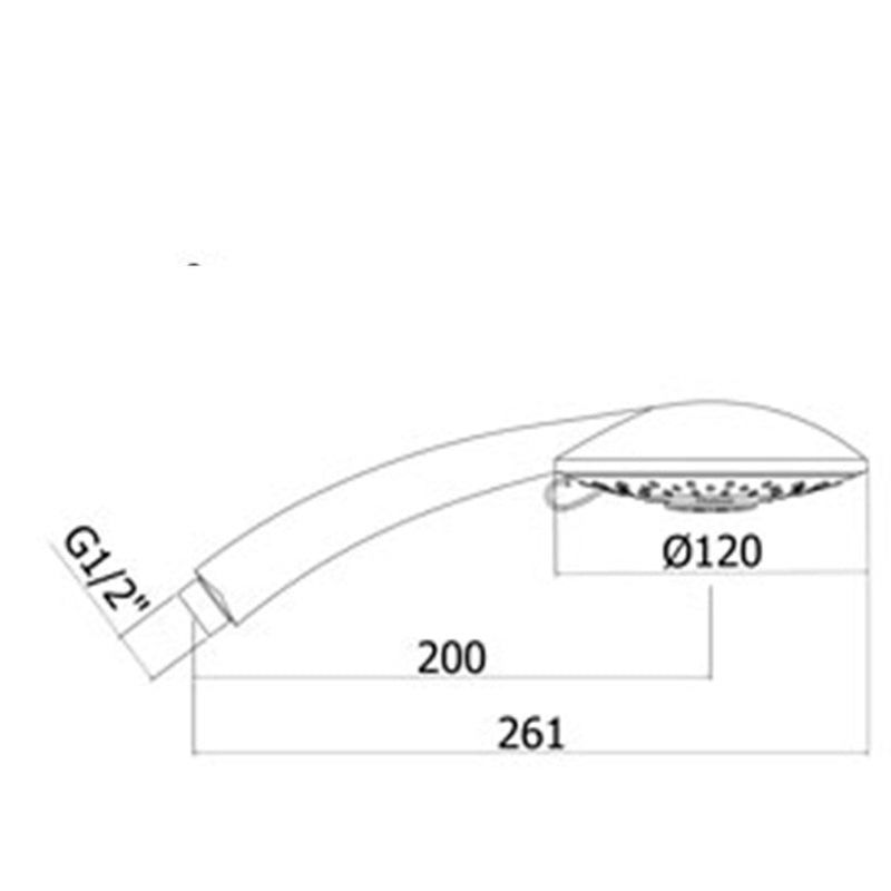 Pratica doccia mod. 'PRESTIGE' in ABS by Paffoni by CeramicStore | Lo specialista del tuo bagno