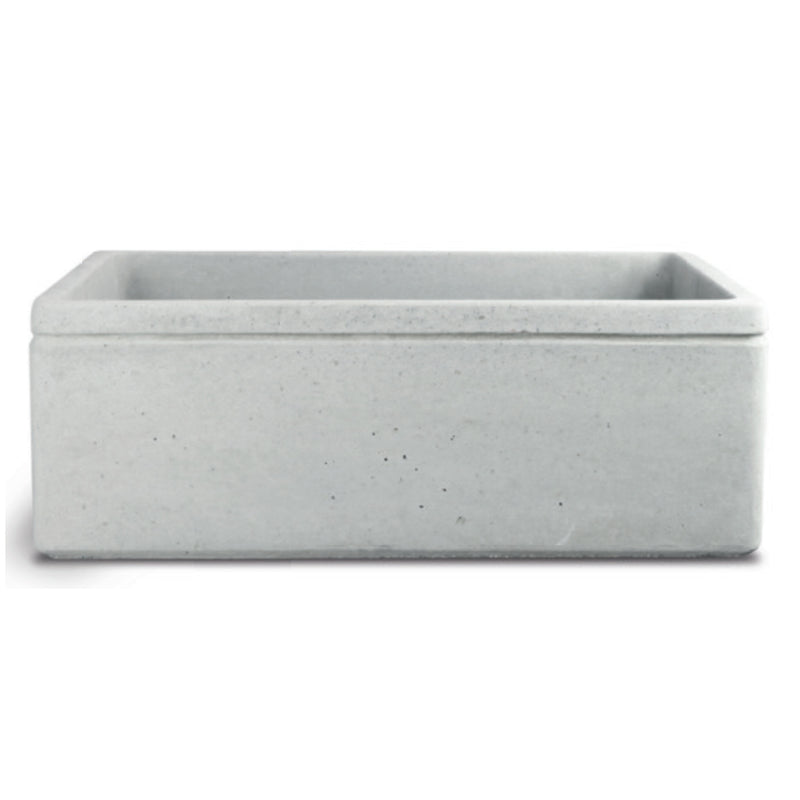 Lavello da esterno in cemento grigio cm 50x40x18h cm modello Liz by CeramicStore | Lo specialista del tuo bagno
