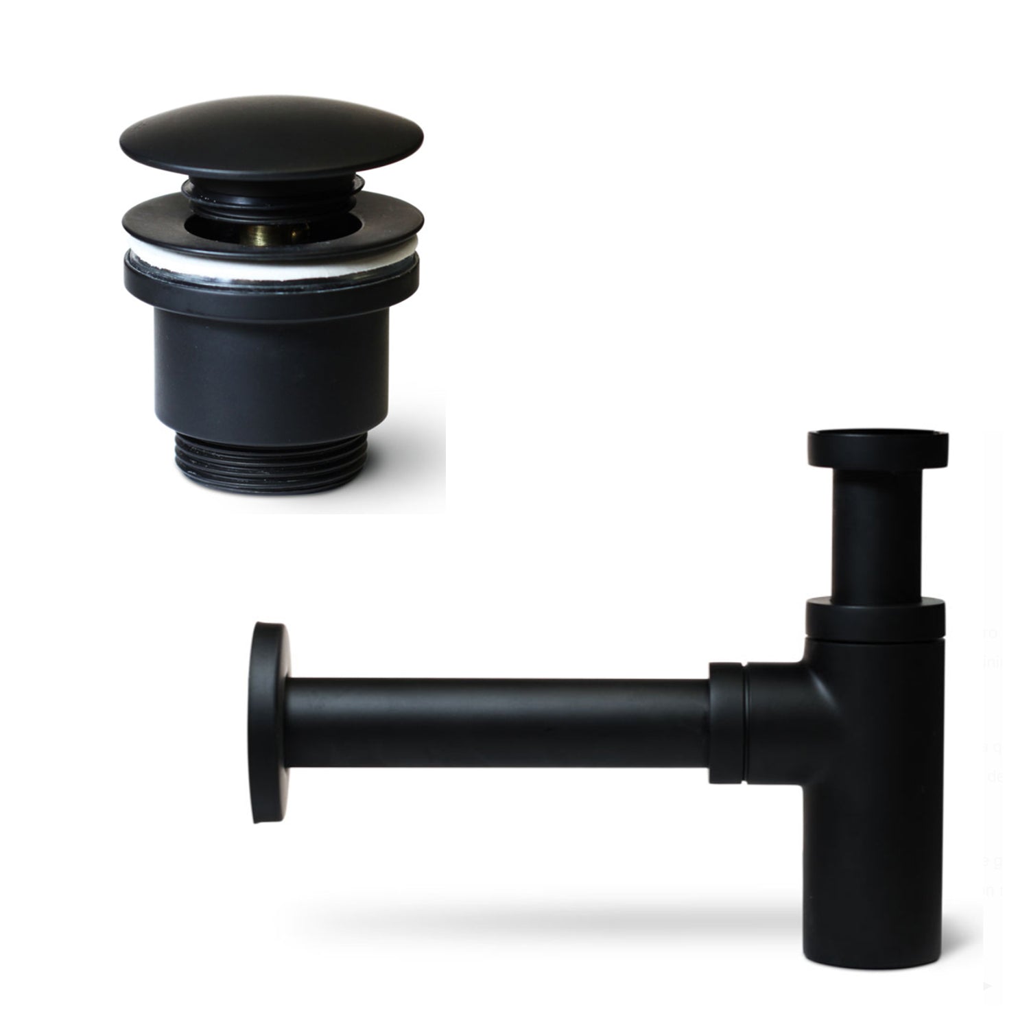 Scarico lavabo al miglior prezzo | Leroy MerlinPiletta di scarico clic clac nera opaca con e senza troppopienoTappo Di Scarico Per Lavabo, Con Pulsante A Pressione, Nero