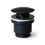 Kit Sifone di scarico e piletta in ottone verniciato nero opaco per lavelli da esterno 1"1/4 by CeramicStore | Lo specialista del tuo bagno