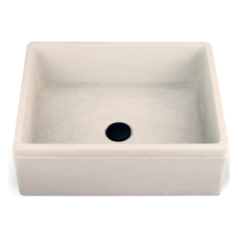 Lavello da esterno in cemento rosa antico cm 50x40x18h cm modello Liz by CeramicStore | Lo specialista del tuo bagno