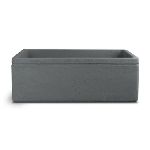 Lavello da esterno in cemento antracite cm 50x40x18h cm modello Liz by CeramicStore | Lo specialista del tuo bagno
