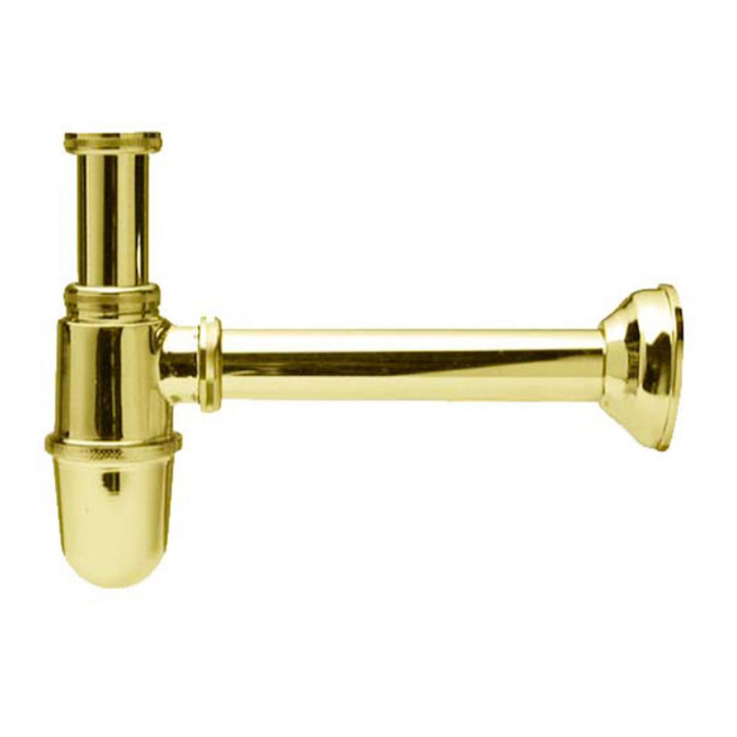 Sifone di scarico in ottone lucido per lavelli da esterno 1/2 by CeramicStore | Lo specialista del tuo bagno