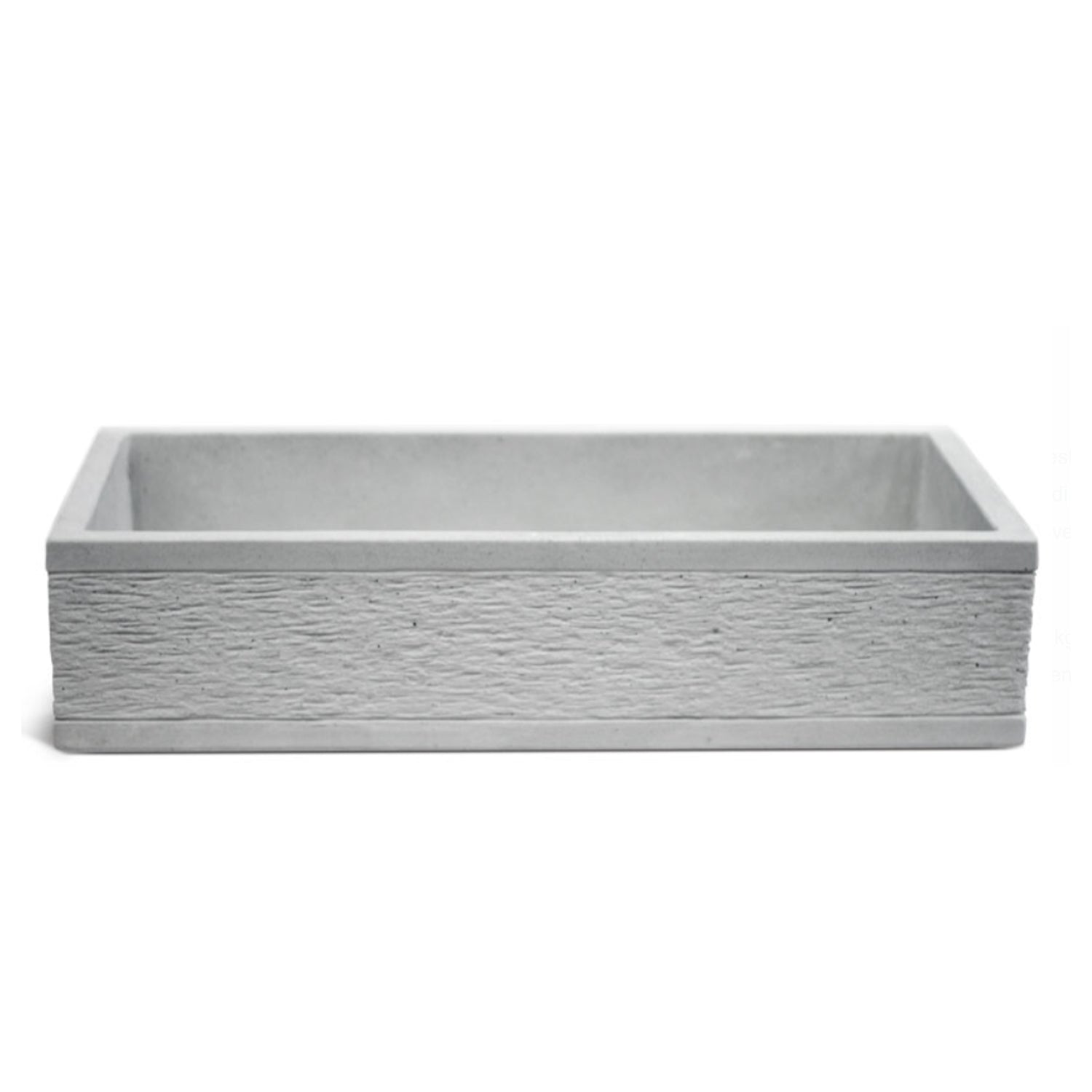 Acquaio da giardino in cemento Grigio cm 70x35x16h cm modello Best XL by CeramicStore | Lo specialista del tuo bagno