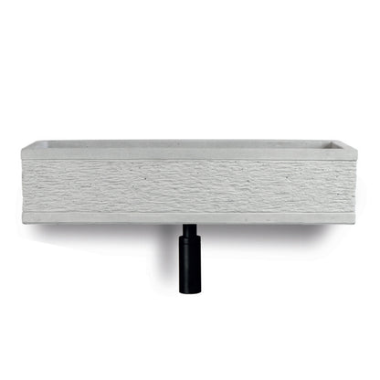 Acquaio da giardino in cemento Grigio cm 70x35x16h cm modello Best XL by CeramicStore | Lo specialista del tuo bagno