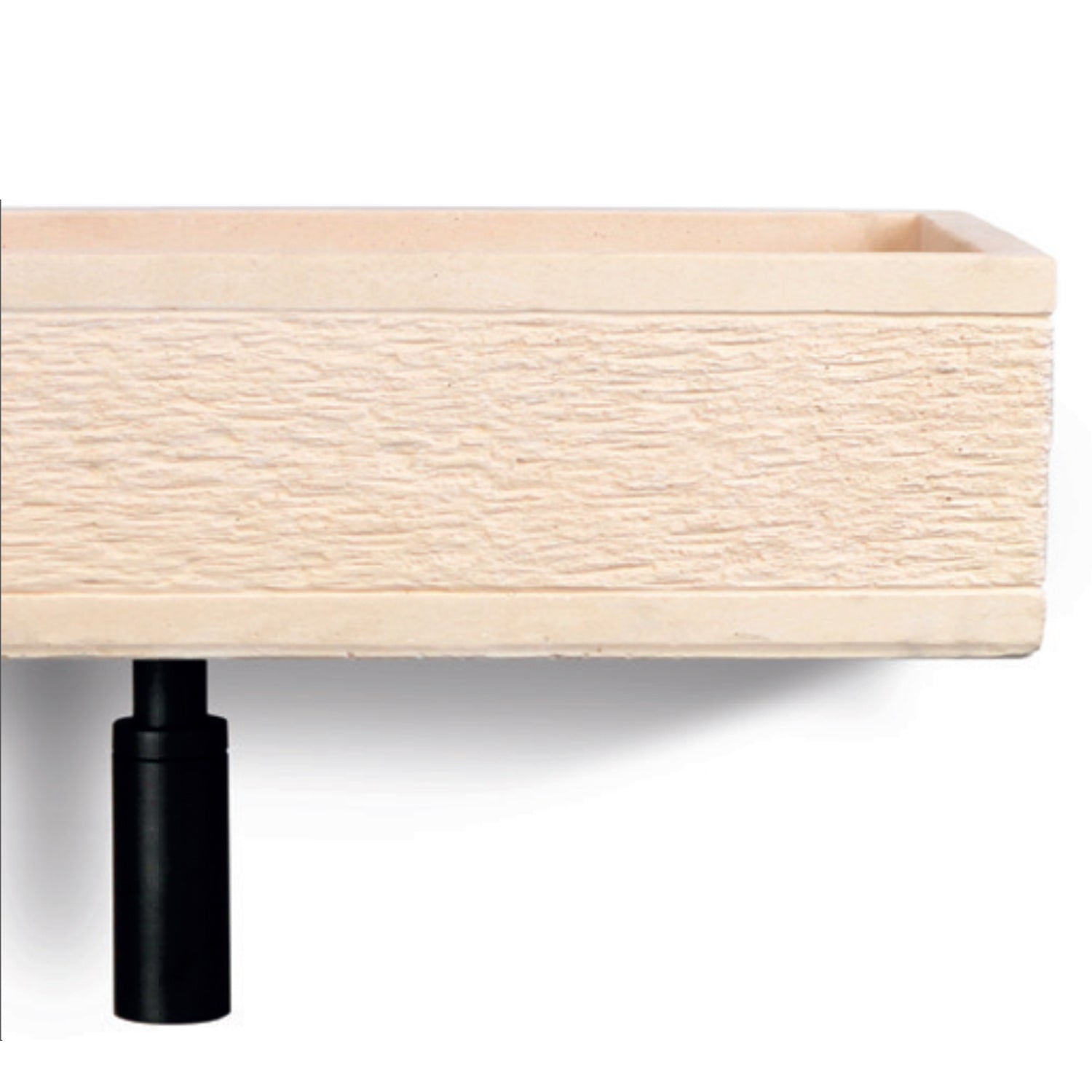Acquaio da giardino in cemento rosa cm 70x35x16h cm modello Best XL by CeramicStore | Lo specialista del tuo bagno