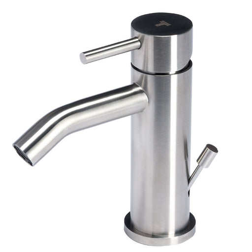 Miscelatore monocomando in acciaio Inox Satinato per bidet da bagno con scarico collezione Nilo di Tubico by CeramicStore | Lo specialista del tuo bagno