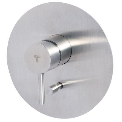 Miscelatore monocomando doccia incasso con deviatore a 2 vie in acciaio Inox Satinato collezione Nilo di Tubico by CeramicStore | Lo specialista del tuo bagno