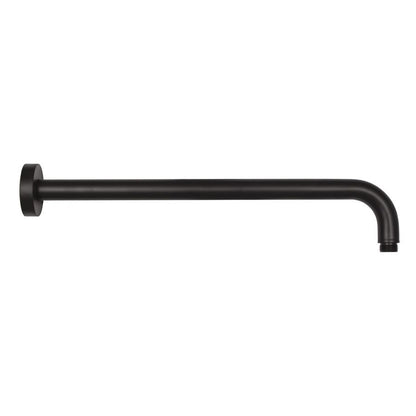Set soffione doccia con braccio tondo e miscelatore con set doccia quadro in nero opaco Paffoni by CeramicStore | Lo specialista del tuo bagno