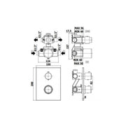 Miscelatore termostatico incasso doccia codice LIQ518ST/M 2 uscite colore acciaio spazzolato Paffoni by CeramicStore | Lo specialista del tuo bagno