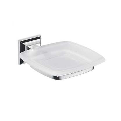 Porta sapone in ottone cromato e vetro collezione Portofino di Colombo Design by CeramicStore | Lo specialista del tuo bagno