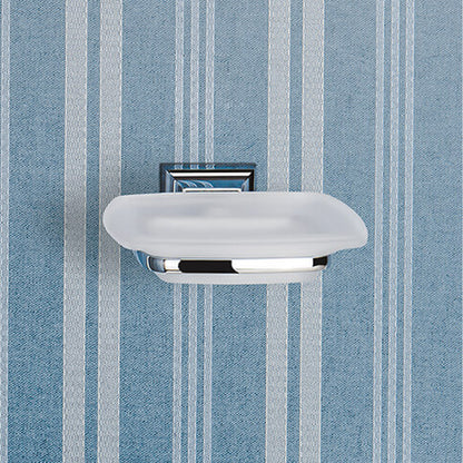 Porta sapone in ottone cromato e vetro collezione Portofino di Colombo Design by CeramicStore | Lo specialista del tuo bagno