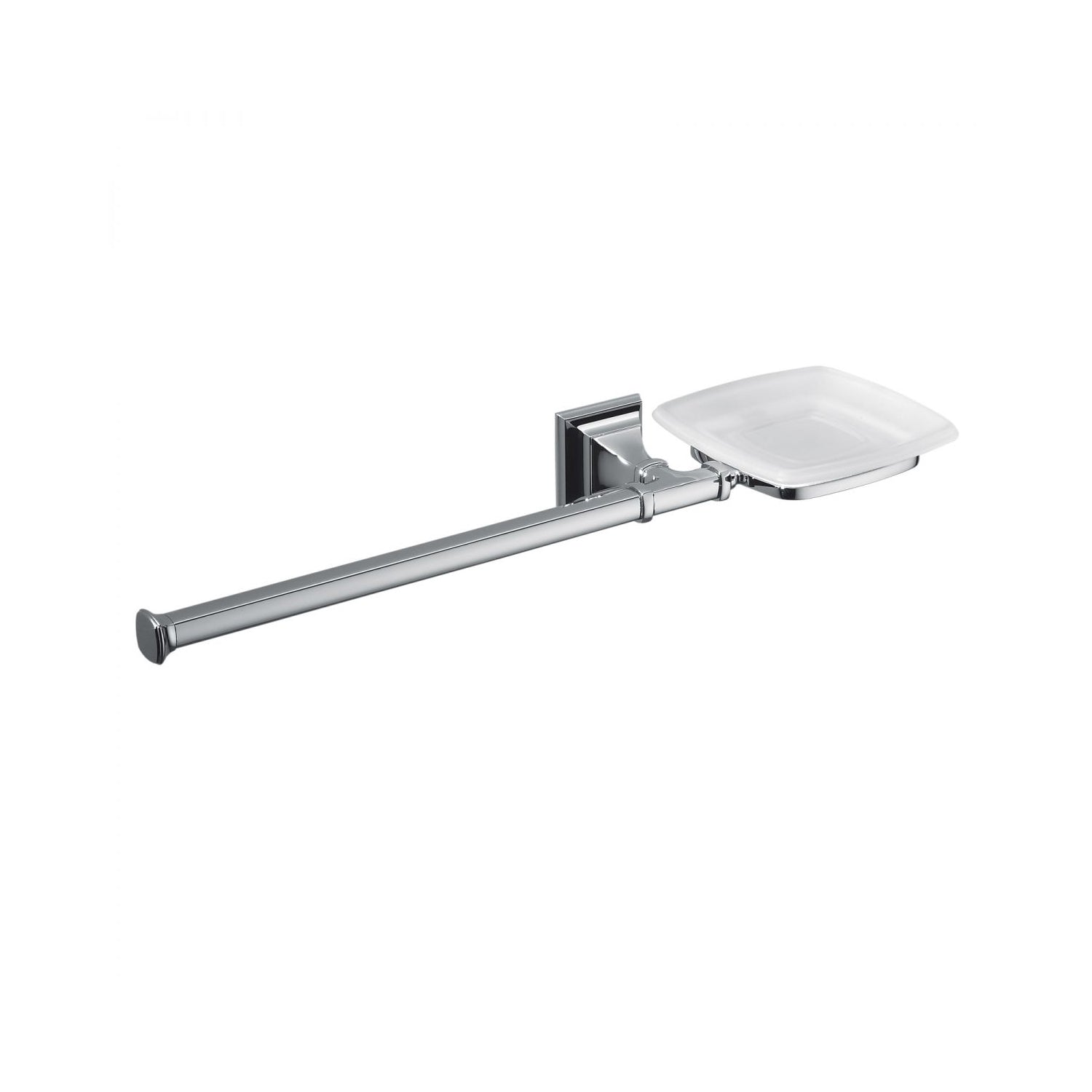 Porta sapone con sinistro salvietta bidet destro in ottone e vetro Portofino di Colombo Design by CeramicStore | Lo specialista del tuo bagno