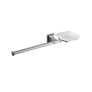 Porta sapone con sinistro salvietta bidet destro in ottone e vetro Portofino di Colombo Design by CeramicStore | Lo specialista del tuo bagno