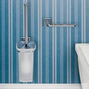Porta rotolo destro in ottone cromato collezione Portofino di Colombo Design