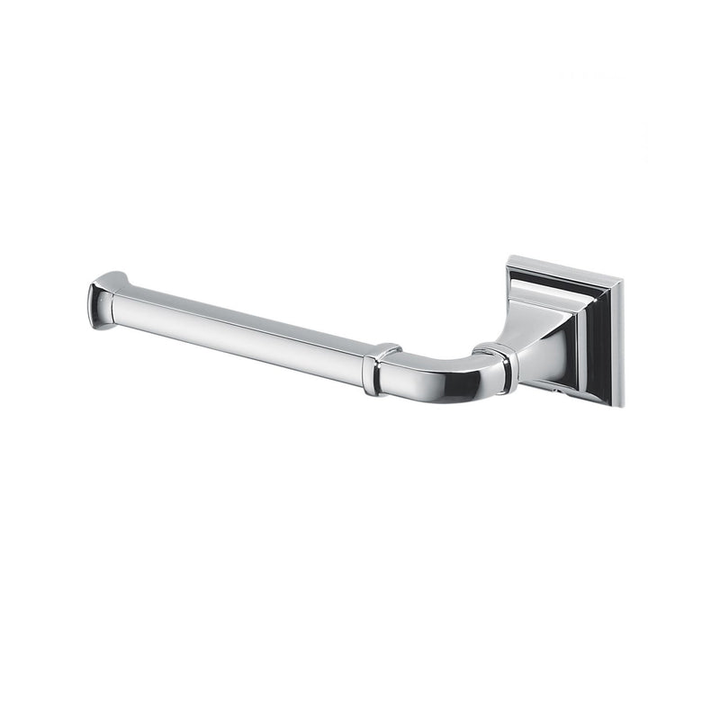 Porta rotolo sinistro in ottone cromato collezione Portofino di Colombo Design