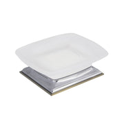 Porta sapone d'appoggio in ottone cromato e vetro collezione Portofino di Colombo Design by CeramicStore | Lo specialista del tuo bagno