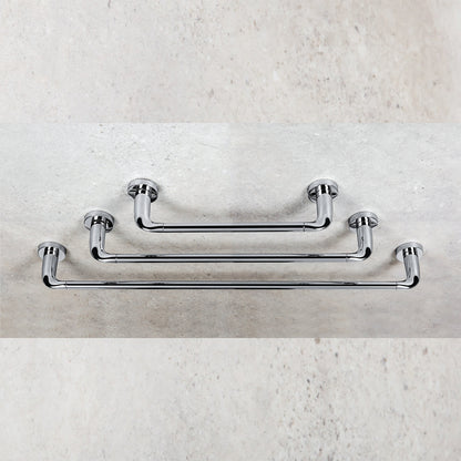 Porta salviette cm 31 in ottone cromato Colombo Design collezione Basic Con fissaggio a tassello e ad incollo con kit opzionale by CeramicStore | Lo specialista del tuo bagno