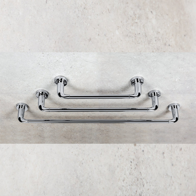 Porta salviette cm 31 in ottone cromato Colombo Design collezione Basic Con fissaggio a tassello e ad incollo con kit opzionale by CeramicStore | Lo specialista del tuo bagno