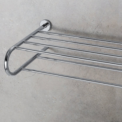 Rack porta salviette in ottone cromato Colombo Design collezione Basic Con fissaggio a tassello by CeramicStore | Lo specialista del tuo bagno
