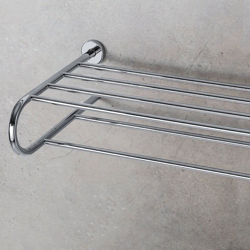 Rack porta salviette in ottone cromato Colombo Design collezione Basic Con fissaggio a tassello by CeramicStore | Lo specialista del tuo bagno