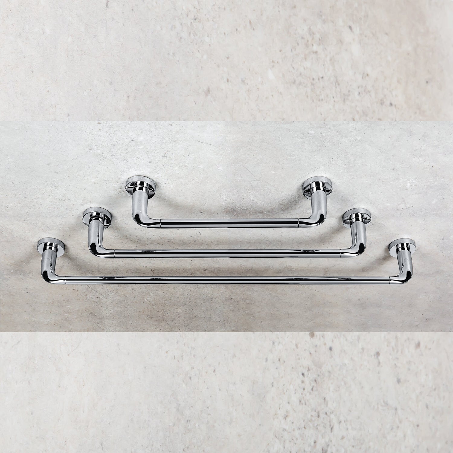 Porta salviette cm 31 Nero Opaco Colombo Design collezione Basic Con fissaggio a tassello e ad incollo con kit opzionale by CeramicStore | Lo specialista del tuo bagno