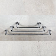 Porta salviette cm 46 Nero Opaco Colombo Design collezione Basic Con fissaggio a tassello e ad incollo con kit opzionale by CeramicStore | Lo specialista del tuo bagno