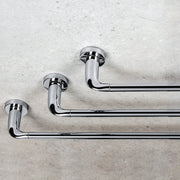 Porta salviette cm 46 Nero Opaco Colombo Design collezione Basic Con fissaggio a tassello e ad incollo con kit opzionale by CeramicStore | Lo specialista del tuo bagno