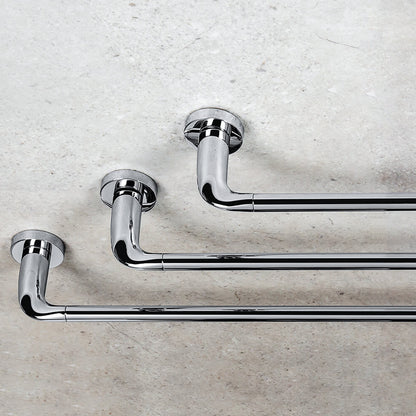 Porta salviette cm 46 Nero Opaco Colombo Design collezione Basic Con fissaggio a tassello e ad incollo con kit opzionale by CeramicStore | Lo specialista del tuo bagno