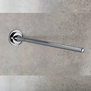 Porta salviette fisso cm 34 Nero Opaco Colombo Design collezione Basic Con fissaggio a tassello e ad incollo con kit opzionale by CeramicStore | Lo specialista del tuo bagno
