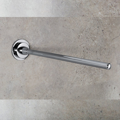 Porta salviette fisso cm 34 Nero Opaco Colombo Design collezione Basic Con fissaggio a tassello e ad incollo con kit opzionale by CeramicStore | Lo specialista del tuo bagno