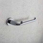 Portarotolo Nero Opaco Colombo Design collezione Basic Con fissaggio a tassello e ad incollo con kit opzionale