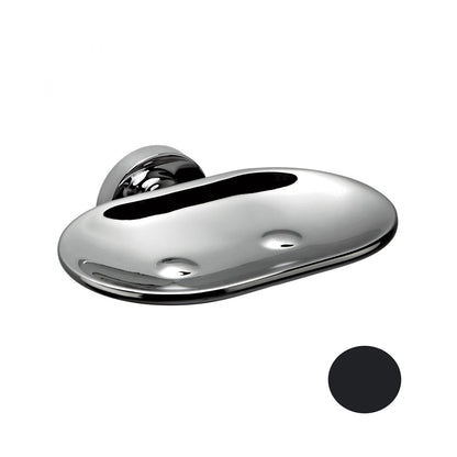 Porta sapone inamovibile in ottone nero Colombo Design collezione Basic Con fissaggio a tassello by CeramicStore | Lo specialista del tuo bagno