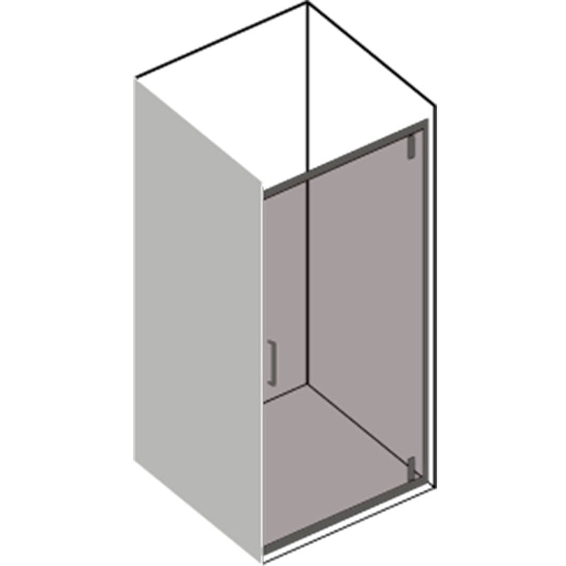 Porta doccia battente da 71 cm modello Dioniso in cristallo trasparente 6 mm Reversibile by CeramicStore | Lo specialista del tuo bagno
