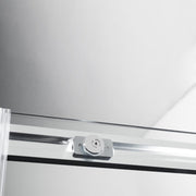 Porta doccia ad apertura scorrevole cm 100x200h modello Diomede in cristallo temperato mm 8 reversibile by CeramicStore | Lo specialista del tuo bagno