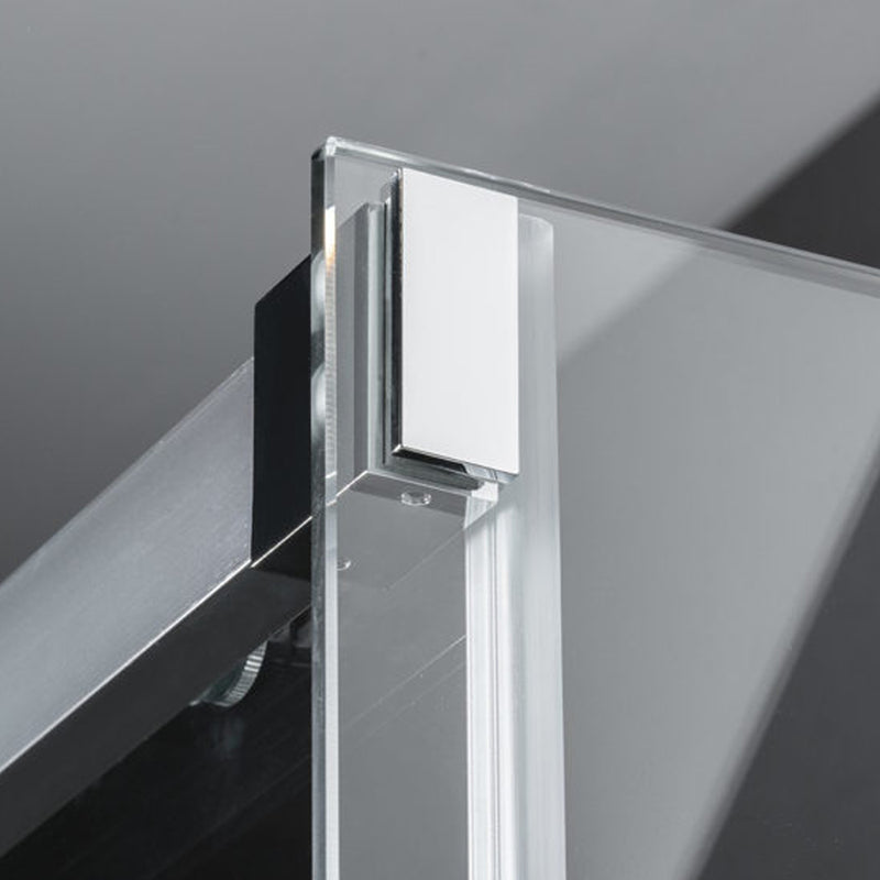 Porta doccia ad apertura scorrevole cm 100x200h modello Diomede in cristallo temperato mm 8 reversibile by CeramicStore | Lo specialista del tuo bagno