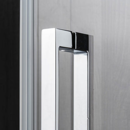Porta doccia battente versione sinistra cm 90 modello Atlas in cristallo temperato mm 8 by CeramicStore | Lo specialista del tuo bagno