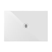 Piatto doccia rettangolare in ceramica SoloDue cm 160x80 Bianco cotone