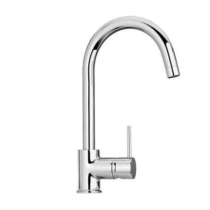 Miscelatore Lavabo con Canna tonda Orientabile e piletta di scarico in ottone Cromo collezione Pico di Mamoli Rubinetterie by CeramicStore | Lo specialista del tuo bagno