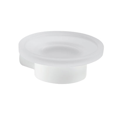 Portasapone a muro in Ottone e Cromall di Gedy serie Pirenei - Bianco Matt by CeramicStore | Lo specialista del tuo bagno