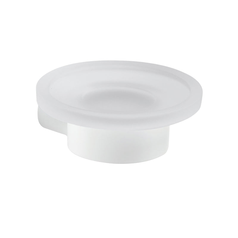 Portasapone a muro in Ottone e Cromall di Gedy serie Pirenei - Bianco Matt by CeramicStore | Lo specialista del tuo bagno